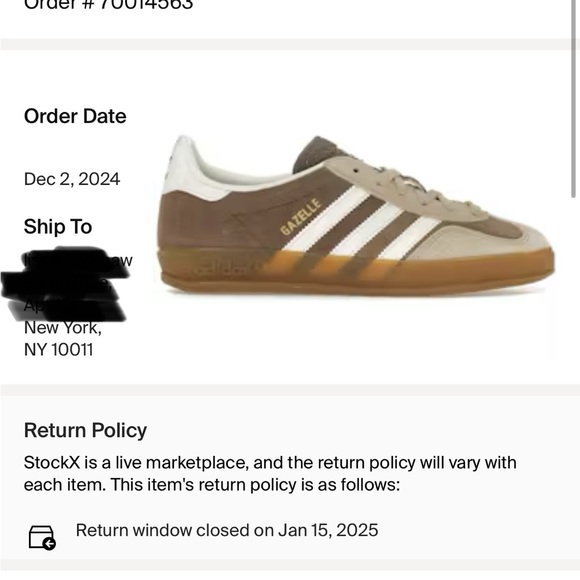Adidas Gazelle Brown and White Sneakers Size US 4 - Picture 6 of 8